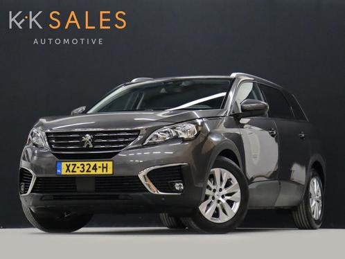 Zakelijke Lease |  Peugeot 5008 1.2 PureTech Blue Lease Exec, Auto's, Peugeot, Dealer onderhouden, Lease, Zwart, Handgeschakeld