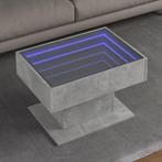 vidaXL Salontafel met LED 70x50x45 cm bewerkt hout, Huis en Inrichting, Tafels | Salontafels, Verzenden, Nieuw, Overige houtsoorten