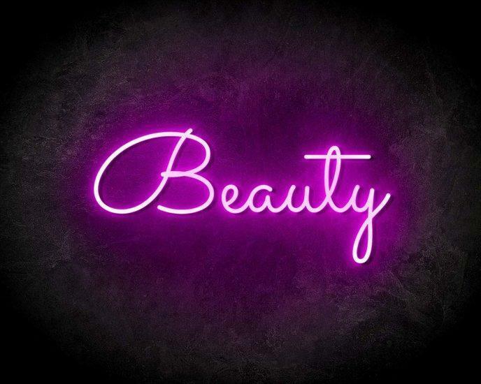 BEAUTY neon sign - LED neon reclame bord neon letters ver..., Zakelijke goederen, Overige Zakelijke goederen, Verzenden