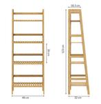 Staand Opbergrek bamboe 123x48x32cm (Meubelen, Interieur), Huis en Inrichting, Kasten | Televisiemeubels, Verzenden, Nieuw