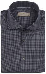 John Miller Overhemd Vichy Ruiten Antraciet maat 41 Heren, Kleding | Heren, Verzenden, Nieuw, Grijs, John Miller