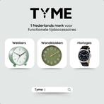 Tyme Tokyo Heren Horloge 42mm - Goed Leesbaar - Zwart -, Ophalen of Verzenden, Zo goed als nieuw