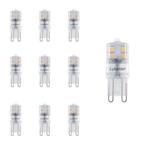 Set van 10 LED lampen G9 | 230 volt | 2 watt | 2700K warm wi, Verzenden, Overige typen, Nieuw, Bipin of Steekvoet