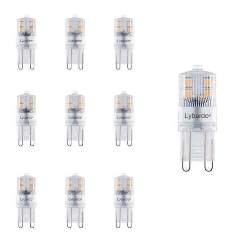 Set van 10 LED lampen G9 | 230 volt | 2 watt | 2700K warm wi, Huis en Inrichting, Lampen | Losse lampen, Overige typen, Nieuw