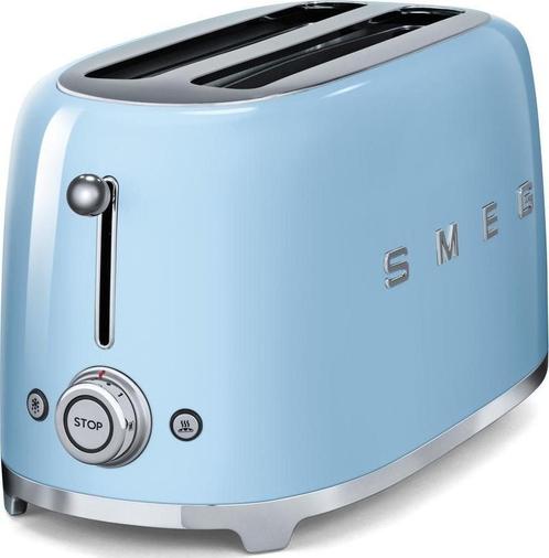 Smeg TSF02PBEU broodrooster blauw, Witgoed en Apparatuur, Broodroosters, Nieuw, Verzenden