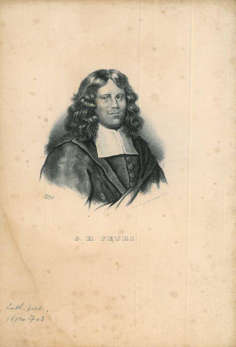 Portrait of Georgius Henricus Petri, Antiek en Kunst, Kunst | Etsen en Gravures