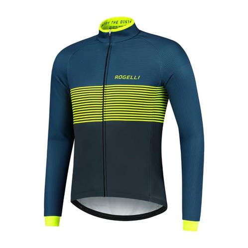 Rogelli Winterjack Boost Fluor/Blauw, Fietsen en Brommers, Fietsaccessoires | Fietskleding, Heren, Overige maten, Nieuw, Bovenkleding