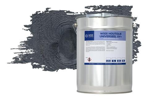 Wixx Houtolie Universeel UV+ Zwart 1L, Doe-het-zelf en Verbouw, Verf, Beits en Lak, Verf, Zwart, Nieuw, Minder dan 5 liter, Verzenden
