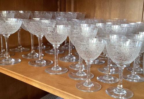Baccarat - Drinkservies (34) - Rohan - Kristal, Antiek en Kunst, Antiek | Glas en Kristal