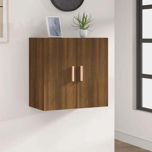 vidaXL Wandkast 60x30x60 cm bewerkt hout bruin eikenkleur, Huis en Inrichting, Kasten | Overige, Nieuw, Verzenden