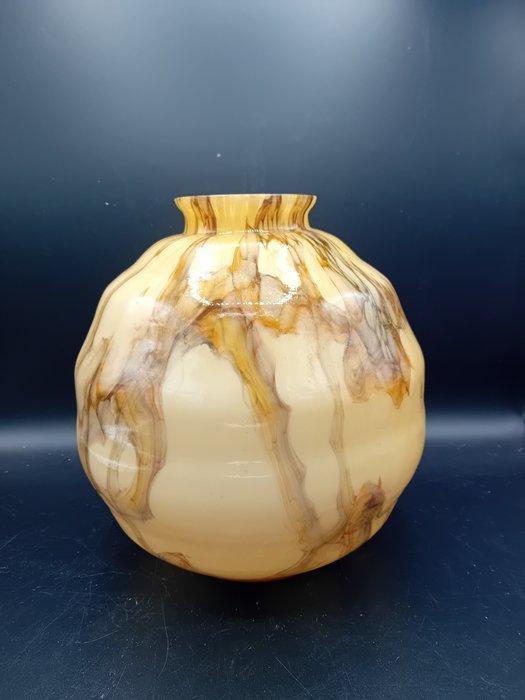 Vaas - Glas - Zeer grote bolvormige vaas, Antiek en Kunst, Curiosa en Brocante