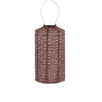 Solar Lampion Cylinder - Folia Plum - 18 cm, Verzenden, Minder dan 50 watt, Overige typen, Nieuw