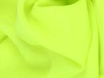 50 meter chiffon stof - Limoengroen - 150cm breed, Hobby en Vrije tijd, Stoffen en Lappen, 200 cm of meer, Nieuw, Groen, Polyester