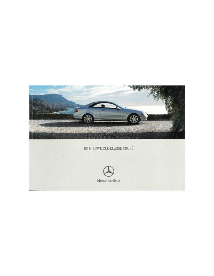 2002 MERCEDES BENZ CLK COUPÉ BROCHURE NEDERLANDS, Boeken, Auto's | Folders en Tijdschriften