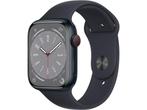 Apple Watch Series 8, 45mm, GPS + Cellular, aluminium,, Verzenden, Zo goed als nieuw