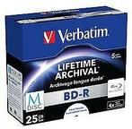 Verbatim | BD-R | M-DISC | Printable | 25 GB | 5 Stuks, Computers en Software, Nieuw, Verzenden