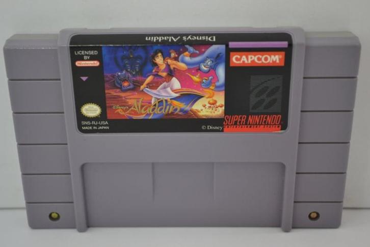 Aladdin (SNES USA), Spelcomputers en Games, Games | Nintendo Super NES, 1 speler, Zo goed als nieuw, Verzenden