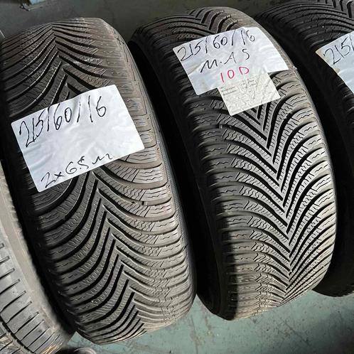 2 x Michelin Alpin 5 215-60-16 Winterbanden 6,5mm, Auto-onderdelen, Banden en Velgen, 16 inch, Winterbanden, 215 mm, Personenwagen