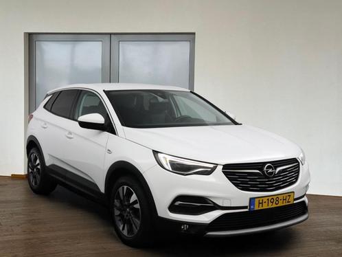 Zakelijke Lease |  Opel Grandland X 1.2 Turbo Business Execu, Auto's, Opel, Onderhoudsboekje, Lease, Zwart, Automaat, SUV of Terreinwagen