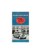 1937 MERCEDES BENZ 230 BROCHURE NEDERLANDS, Boeken, Auto's | Folders en Tijdschriften, Nieuw, Author