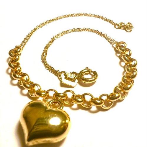 Zonder Minimumprijs - Schakelarmband - 14 karaat Geel goud -, Sieraden, Tassen en Uiterlijk, Antieke sieraden