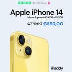 iPhone 14 Nieuw/Geseald van €699 nu voor €549 -- 256/512GB, Geel, Nieuw, Ophalen of Verzenden, Zonder simlock
