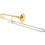 XO 1634-RLT (gelakt, goudmessing) Bb tenortrombone met koffe, Muziek en Instrumenten, Blaasinstrumenten | Trombones, Nieuw, Verzenden