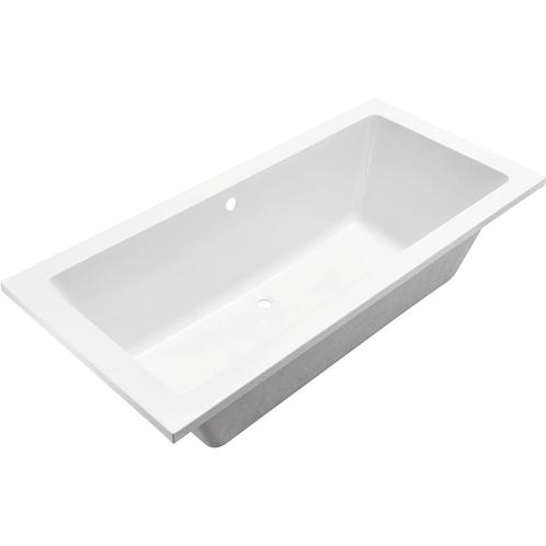 Xellanz Santino SQ Inbouw Duo Ligbad - 180x80x49cm - Acryl -, Doe-het-zelf en Verbouw, Sanitair, Nieuw, Ophalen of Verzenden