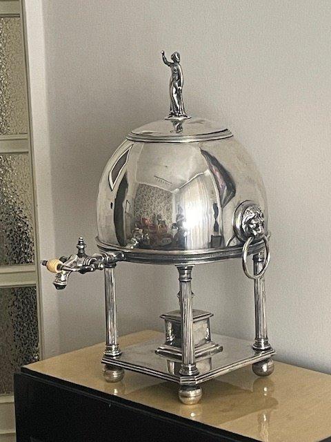 Samovar - Verzilverd, Antiek en Kunst, Antiek | Meubels | Tafels
