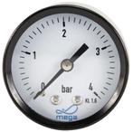 Manometer zandfilter drukmeter 0 - 4 bar (1/8), Verzenden, Nieuw