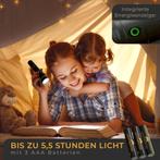 Zaklamp LED - Oplaadbaar - 500 Lumen - Zwart - Lichtmeister, Verzenden, Zo goed als nieuw