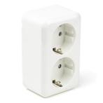 Stopcontact | Q-link (Opbouw, Randaarde, Wit), Doe-het-zelf en Verbouw, Elektra en Kabels, Verzenden, Nieuw