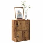 vidaXL Boekenkast 40x24x52 cm bewerkt hout oud houtkleurig, Huis en Inrichting, Kasten | Boekenkasten, Verzenden, Nieuw, Overige houtsoorten