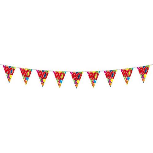 Slingers 80 Jaar 10m, Hobby en Vrije tijd, Feestartikelen, Nieuw, Verzenden
