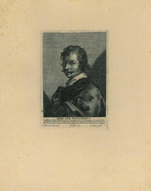 Portrait of Jan Gerritsz. van Bronckhorst, Antiek en Kunst, Kunst | Etsen en Gravures