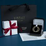 Gouden vintage fantasie oorringen 18 kt, Ophalen of Verzenden, Nieuw