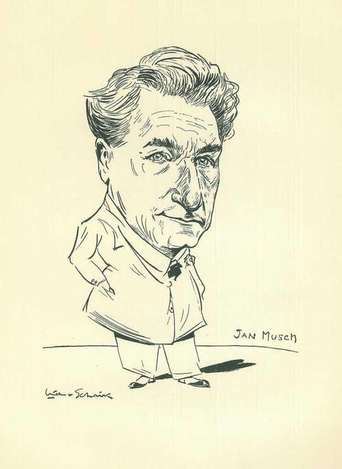 Portrait of Jan Musch, Antiek en Kunst, Kunst | Etsen en Gravures