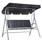 TRUUSK Hollywoodschaukel 3-zits Elegante Tuinschommel Met Da, Tuin en Terras, Overige Tuin en Terras, Verzenden, Nieuw