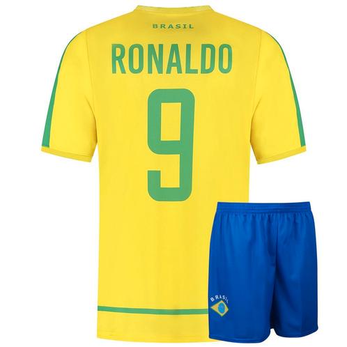Brazilie Voetbaltenue Thuis Ronaldo - WK 2002 - Kind en, Sport en Fitness, Voetbal, Nieuw, Verzenden