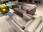 3 zits bank 2 fauteuils luxe stof beige grijs groen bankstel, Ophalen, Nieuw, Stof