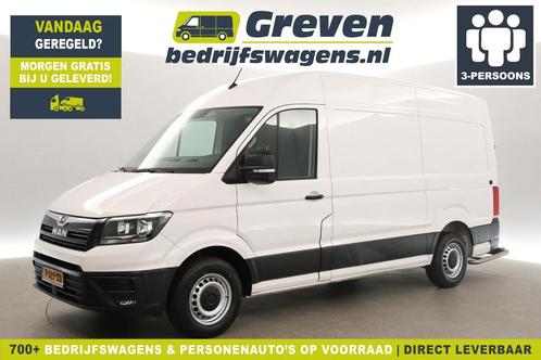 MAN TGE 35 2.0 L3H3, Auto's, Bestelauto's, Onderhoudsboekje, Lease, Handgeschakeld, Wit, Financial lease, Stof, Diesel, ABS, Airbags