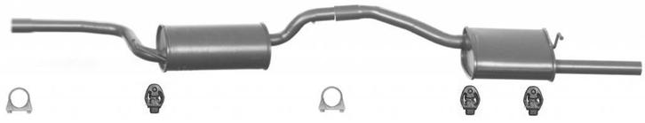 Complete uitlaat Einddemper + Middendemper Ford Focus statio, Auto-onderdelen, Uitlaatsystemen, Nieuw, Verzenden