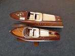 2x Modelboot Authentic Models, diverse, bruin/wit, Hobby en Vrije tijd, Modelbouw | Boten en Schepen, Nieuw