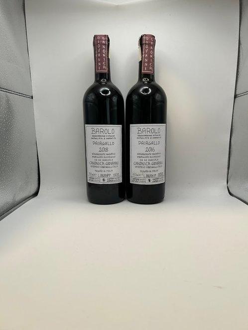 2016 & 2018 Giovanni Canonica, Paiagallo - Barolo - 2, Verzamelen, Wijnen