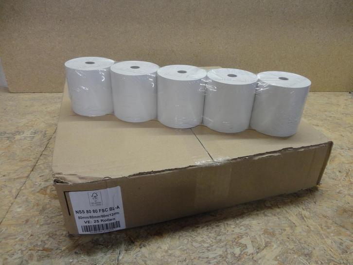 Thermische kassarol 80x80x12 thermo wit (25 stuks), Computers en Software, Printers