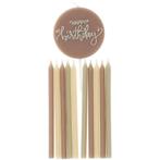 Happy Birthday Kaarsen, Verzenden, Nieuw
