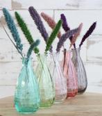 Gekleurd glazen flesje rome softroze / stuk bottle ø7,5, Hobby en Vrije tijd, Ophalen of Verzenden, Nieuw