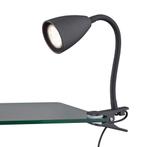 LED Klemlamp - Trion Wandy - GU10 Fitting - Zwart, Huis en Inrichting, Ophalen of Verzenden, Nieuw, Metaal