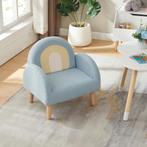 Kinderfauteuil Sorreindi 50x50x45 cm blauw [en.casa], Kinderen en Baby's, Kinderstoelen, Verzenden, Nieuw