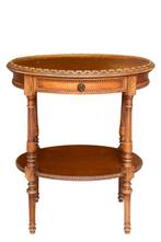 Kabinet - Hout - Ovale salontafel
